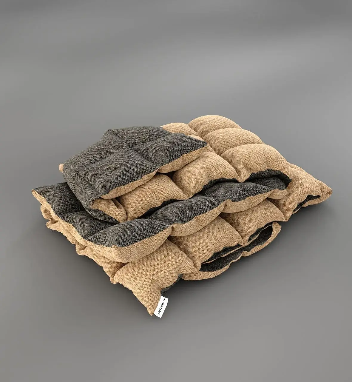 3D-Modell eines Plaids