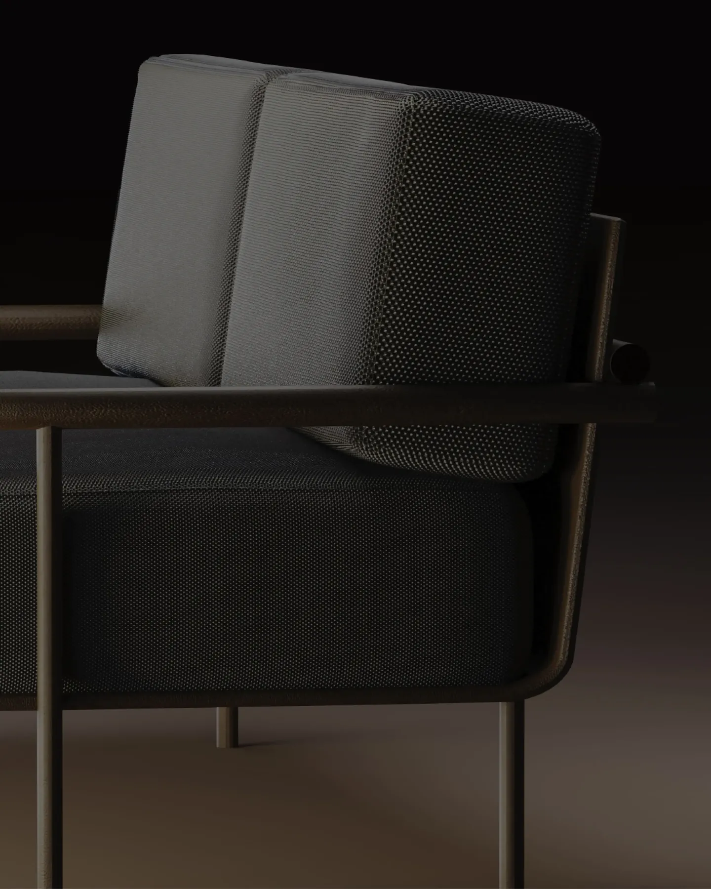 3D-Modell eines Sofas