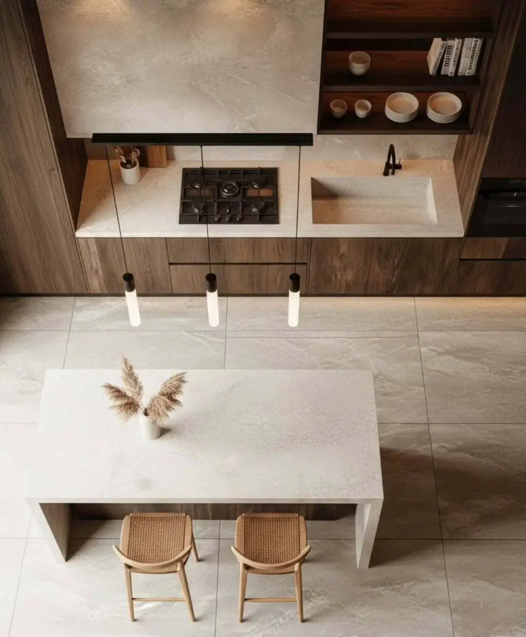Rendu architecture cuisine